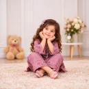 Sequined Embroidered Kurti & Trouser Set