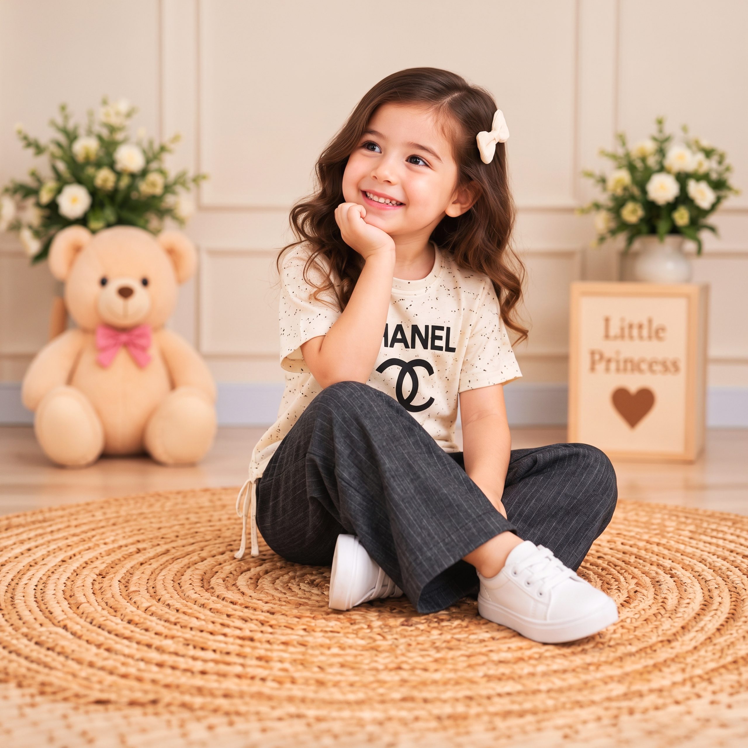 Graphic Tee & Wide-Leg Denim Set - Image 8