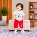 Teddy Bear Graphic T-Shirt & Shorts